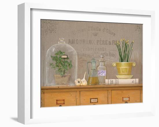 Oregano Library-Arnie Fisk-Framed Art Print