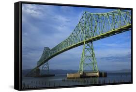 Oregon, Astoria, Astoria-Megler Bridge-Rick A. Brown-Framed Stretched Canvas