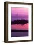 Oregon, Bandon. Coquille River Lighthouse at Dawn in Natural Color-Jaynes Gallery-Framed Photographic Print