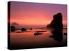 Oregon Coast at Sunset, USA-Marilyn Parver-Stretched Canvas