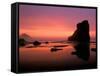 Oregon Coast at Sunset, USA-Marilyn Parver-Framed Stretched Canvas