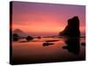 Oregon Coast at Sunset, USA-Marilyn Parver-Stretched Canvas