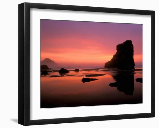 Oregon Coast at Sunset, USA-Marilyn Parver-Framed Photographic Print