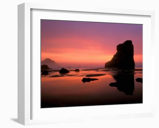 Oregon Coast at Sunset, USA-Marilyn Parver-Framed Photographic Print