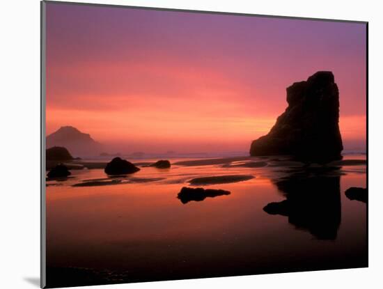 Oregon Coast at Sunset, USA-Marilyn Parver-Mounted Photographic Print