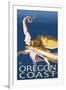 Oregon Coast Octopus-Lantern Press-Framed Art Print