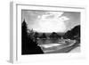 Oregon - Coastal Highway View of Heceta Head Lighthouse-Lantern Press-Framed Art Print