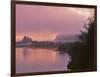 Oregon, Columbia River Gorge. Fog Along Columbia River-Steve Terrill-Framed Photographic Print