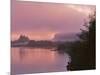 Oregon, Columbia River Gorge. Fog Along Columbia River-Steve Terrill-Mounted Photographic Print