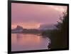 Oregon, Columbia River Gorge. Fog Along Columbia River-Steve Terrill-Framed Photographic Print