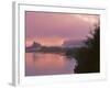 Oregon, Columbia River Gorge. Fog Along Columbia River-Steve Terrill-Framed Photographic Print