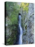 Oregon, Columbia River Gorge National Scenic Area, Hole in the Wall Falls-Jamie & Judy Wild-Stretched Canvas