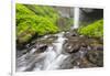 Oregon, Columbia River Gorge National Scenic Area, Latourell Creek and Falls-Jamie & Judy Wild-Framed Photographic Print