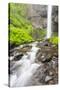 Oregon, Columbia River Gorge National Scenic Area, Latourell Creek and Falls-Jamie & Judy Wild-Stretched Canvas