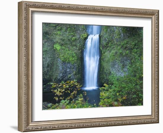 Oregon, Columbia River Gorge National Scenic Area, Multnomah Falls, lower-Jamie & Judy Wild-Framed Photographic Print