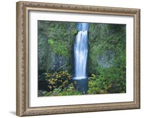 Oregon, Columbia River Gorge National Scenic Area, Multnomah Falls, lower-Jamie & Judy Wild-Framed Photographic Print