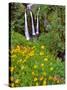 Oregon, Columbia River Gorge National Scenic Area. Triple Falls-Steve Terrill-Stretched Canvas
