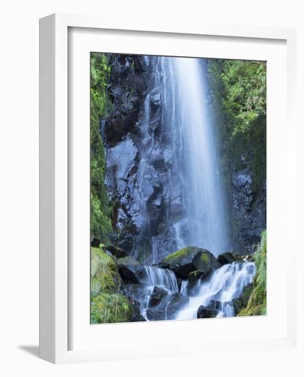 Oregon, Columbia River Gorge National Scenic Area, Warren Creek, at Hole in the Wall Falls-Jamie & Judy Wild-Framed Photographic Print