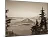 Oregon, Crater Lake National Park, Crater Lake and Wizard Island, USA-Michele Falzone-Mounted Photographic Print