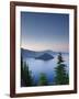 Oregon, Crater Lake National Park, Crater Lake and Wizard Island, USA-Michele Falzone-Framed Photographic Print