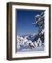 Oregon, Crater Lake National Park. Winter snow accumulates at Crater Lake-John Barger-Framed Photographic Print