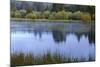 Oregon, Deschutes National Forest. Early autumn along the upper sections of the Deschutes River.-John Barger-Mounted Photographic Print