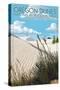 Oregon Dunes on the Oregon Coast - Day Scene-Lantern Press-Stretched Canvas