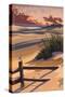 Oregon Dunes on the Oregon Coast-Lantern Press-Stretched Canvas