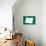 Oregon - Home State - White on Green-Lantern Press-Art Print displayed on a wall