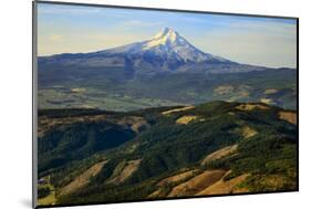 Oregon, Hood River, Aerial Landscape of Mt. Hood-Rick A^ Brown-Mounted Photographic Print