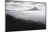 Oregon, Hood River, Aerial Landscape Smoke in the Hood River Valley-Rick A Brown-Mounted Photographic Print
