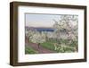 Oregon, Hood River. Cherry orchard and Mt. Hood-Rob Tilley-Framed Photographic Print