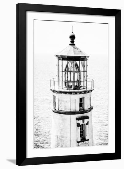 Oregon Lighgthouse-John Gusky-Framed Photographic Print