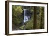 Oregon. Middle North Falls During Early Spring, Silver Falls State Park-Judith Zimmerman-Framed Photographic Print