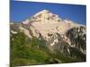 Oregon. Mount Hood NF, Mount Hood Wilderness, evening light on the west side of Mount Hood-John Barger-Mounted Photographic Print