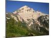 Oregon. Mount Hood NF, Mount Hood Wilderness, evening light on the west side of Mount Hood-John Barger-Mounted Photographic Print