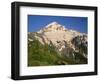 Oregon. Mount Hood NF, Mount Hood Wilderness, evening light on the west side of Mount Hood-John Barger-Framed Photographic Print