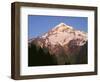 Oregon. Mount Hood NF, Mount Hood Wilderness, evening light on west side of Mount Hood-John Barger-Framed Photographic Print