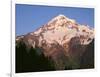 Oregon. Mount Hood NF, Mount Hood Wilderness, evening light on west side of Mount Hood-John Barger-Framed Photographic Print