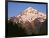 Oregon. Mount Hood NF, Mount Hood Wilderness, evening light on west side of Mount Hood-John Barger-Framed Photographic Print