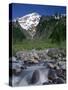 Oregon. Mount Hood NF, Mount Hood Wilderness, Muddy Fork of the Sandy River-John Barger-Stretched Canvas