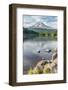 Oregon, Mt. Hood National Forest. Trillium Lake and Mt. Hood-Rob Tilley-Framed Photographic Print