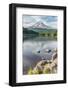 Oregon, Mt. Hood National Forest. Trillium Lake and Mt. Hood-Rob Tilley-Framed Photographic Print