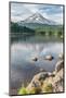 Oregon, Mt. Hood National Forest. Trillium Lake and Mt. Hood-Rob Tilley-Mounted Photographic Print