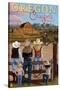 Oregon - Oregon Cowgirls-Lantern Press-Stretched Canvas