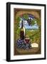 Oregon - Pinot Noir-Lantern Press-Framed Art Print