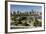 Oregon, Portland. Highways and Downtown from the Ohsu Gondola-Brent Bergherm-Framed Photographic Print