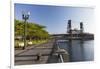 Oregon, Portland. Waterfront Park Along the Willamette River-Brent Bergherm-Framed Photographic Print