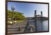 Oregon, Portland. Waterfront Park Along the Willamette River-Brent Bergherm-Framed Photographic Print