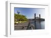 Oregon, Portland. Waterfront Park Along the Willamette River-Brent Bergherm-Framed Photographic Print